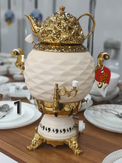 سماور ۳ کاره توپی طغیان آناناسی رنگی