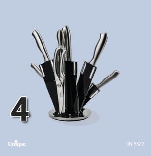 کارد و ساطور یونیک مدل UN-5522 طرح پروانه