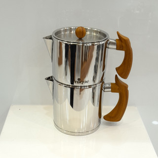 کتری قوری استیل دسته چوبی یونیک مدل UN-7265
